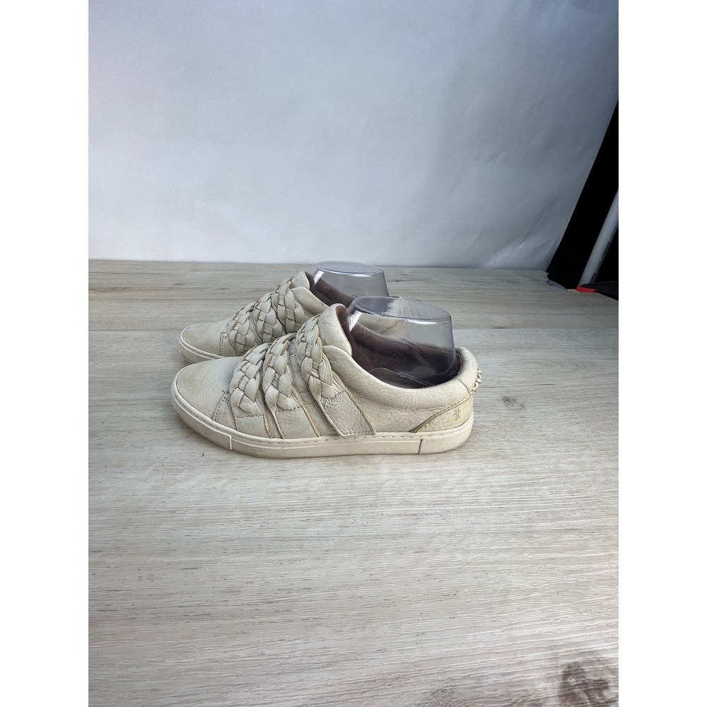 FRYE Women's Ivy Braided‎ Leather Slip On Sneakers Size 7 - Picture 7 of 10